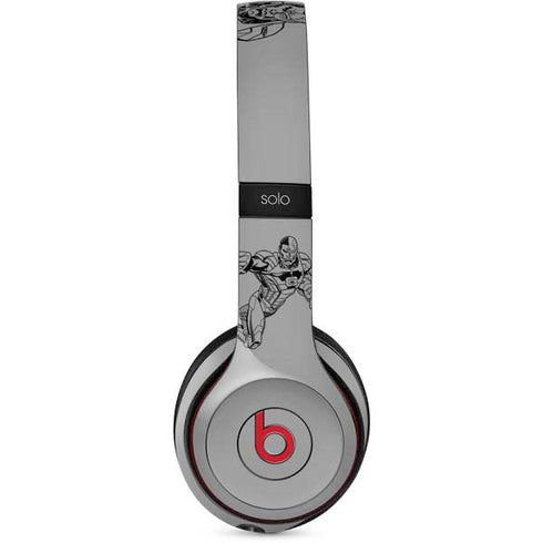 DC Comics Cyborg Comic Pop Beats Solo 3 Wireless Skin