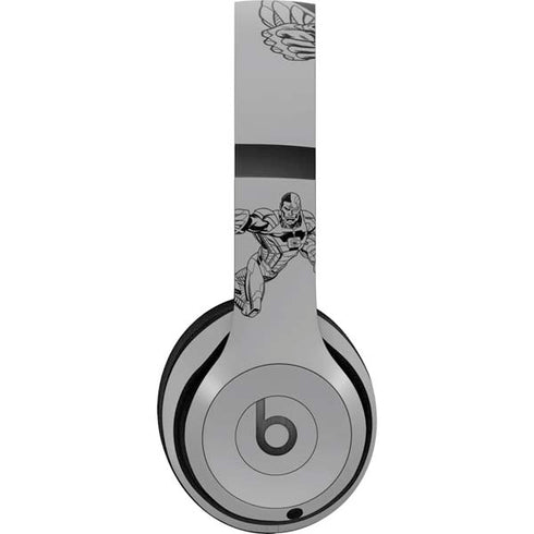 DC Comics Cyborg Comic Pop Beats Studio Pro Wireless Headphones Skin