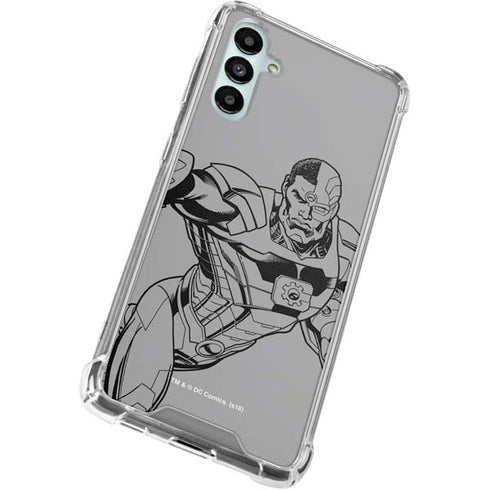 DC Comics Cyborg Comic Pop Gabb Phone 4 Clear Case