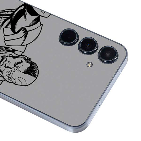 DC Comics Cyborg Comic Pop Galaxy A35 5G Skin