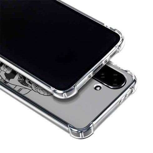 DC Comics Cyborg Comic Pop Galaxy A36 5G Clear Case