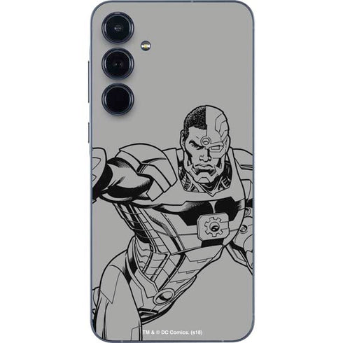 DC Comics Cyborg Comic Pop Galaxy A36 5G Skin