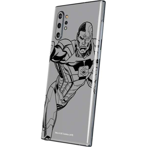 DC Comics Cyborg Comic Pop Galaxy Note 10 Plus Skin
