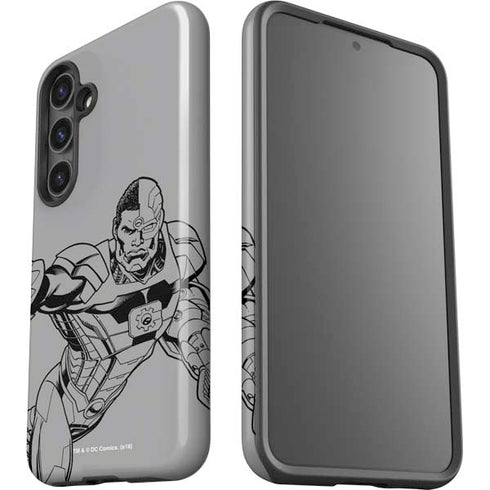DC Comics Cyborg Comic Pop Galaxy S25 Impact Case