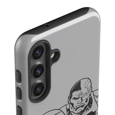 DC Comics Cyborg Comic Pop Galaxy S25 Plus Impact Case