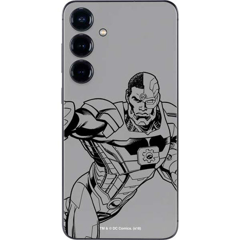DC Comics Cyborg Comic Pop Galaxy S24 Plus Skin