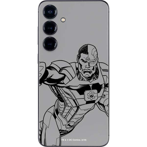 DC Comics Cyborg Comic Pop Galaxy S24 Skin