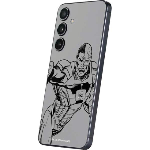 DC Comics Cyborg Comic Pop Galaxy S24 Skin