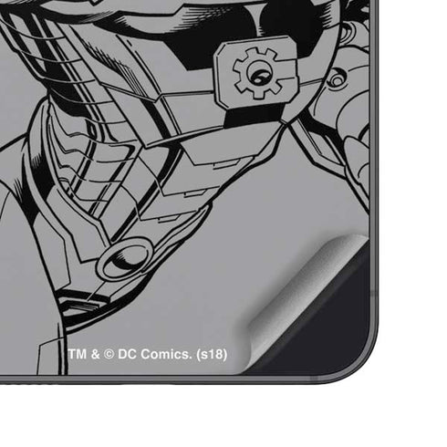 DC Comics Cyborg Comic Pop Galaxy S24 Skin