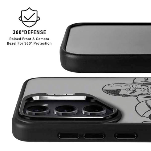 DC Comics Cyborg Comic Pop Galaxy S25 Ultra Kickstand Case