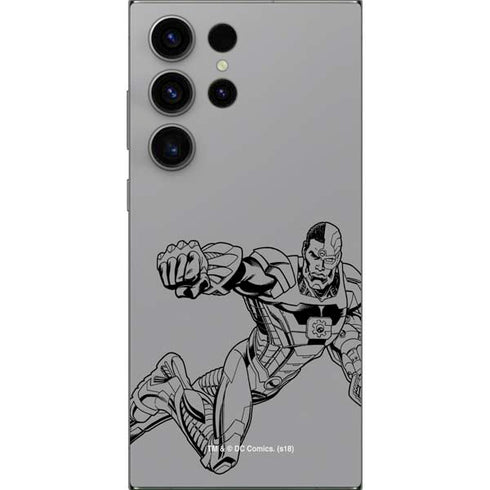DC Comics Cyborg Comic Pop Galaxy S24 Ultra Skin