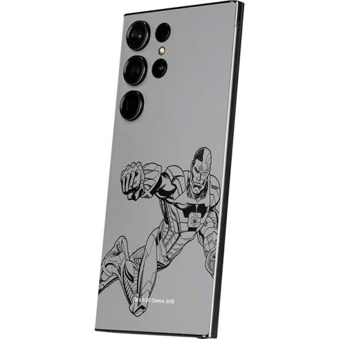 DC Comics Cyborg Comic Pop Galaxy S24 Ultra Skin