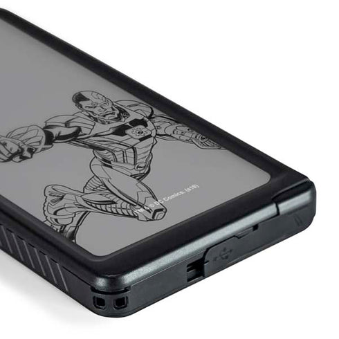 DC Comics Cyborg Comic Pop Galaxy S24 Ultra Waterproof Case
