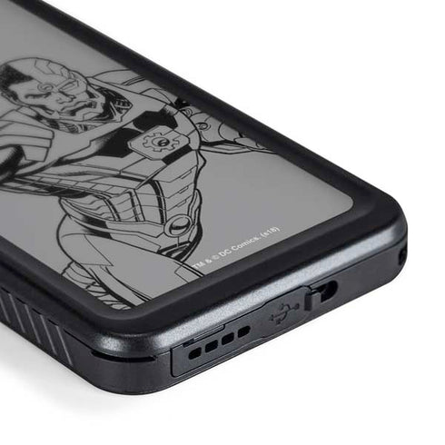 DC Comics Cyborg Comic Pop Galaxy S24 Waterproof Case