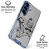 DC Comics Cyborg Comic Pop Galaxy S25 Plus Clear Case