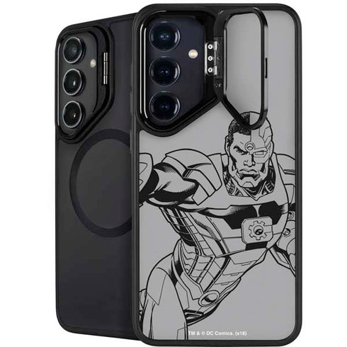 DC Comics Cyborg Comic Pop Galaxy S26 Kickstand Case