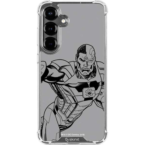 DC Comics Cyborg Comic Pop Galaxy S26 Plus Clear Case