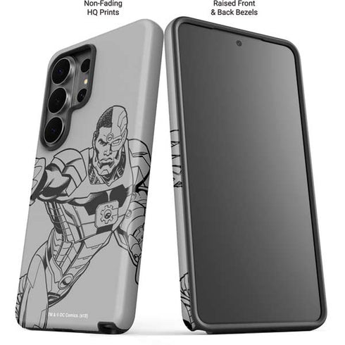 DC Comics Cyborg Comic Pop Galaxy S26 Ultra Impact Case