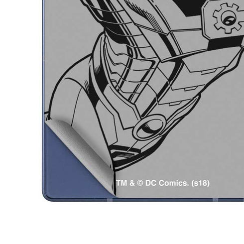 DC Comics Cyborg Comic Pop Galaxy Z Fold6 Skin
