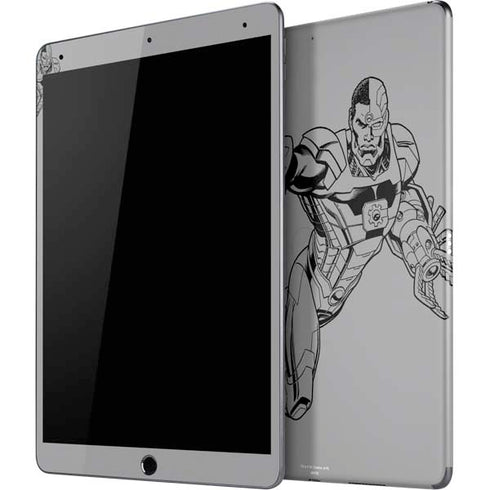 DC Comics Cyborg Comic Pop iPad Skins