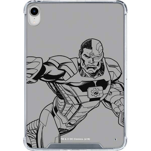 DC Comics Cyborg Comic Pop iPad 11th Gen (2025) Clear Case