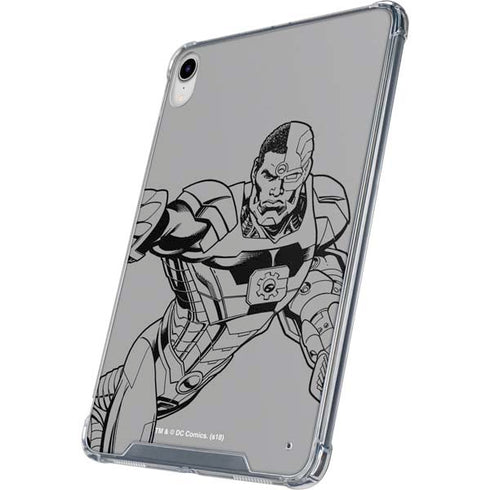 DC Comics Cyborg Comic Pop iPad 11th Gen (2025) Clear Case