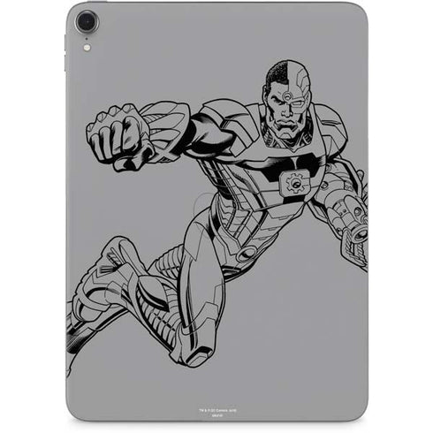DC Comics Cyborg Comic Pop Apple iPad Pro Skin