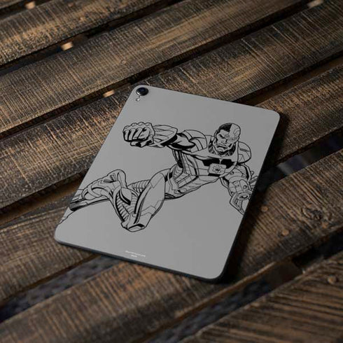 DC Comics Cyborg Comic Pop Apple iPad Pro Skin