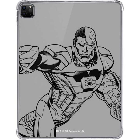 DC Comics Cyborg Comic Pop iPad Pro 11in (2024) Clear Case