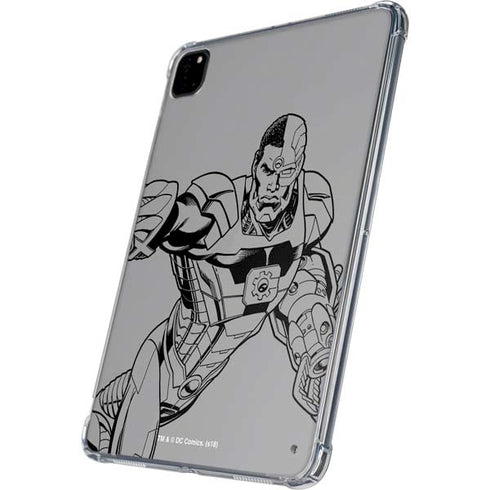 DC Comics Cyborg Comic Pop iPad Pro 11in (2024) Clear Case