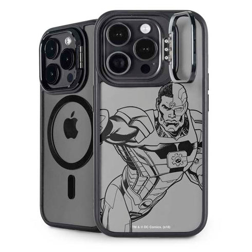 DC Comics Cyborg Comic Pop iPhone 13 Pro Kickstand Case