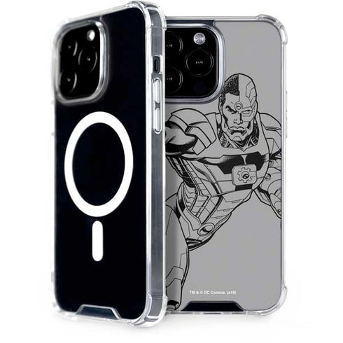 DC Comics Cyborg Comic Pop iPhone Cases
