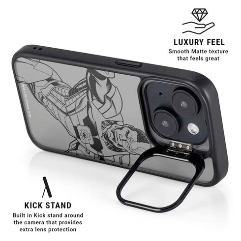 DC Comics Cyborg Comic Pop iPhone 14 Plus Kickstand Case