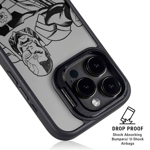 DC Comics Cyborg Comic Pop iPhone 14 Pro Kickstand Case