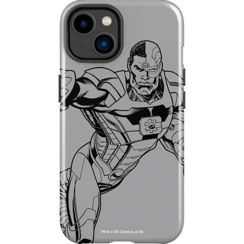 DC Comics Cyborg Comic Pop iPhone 15 Impact Case