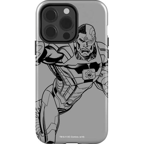 DC Comics Cyborg Comic Pop iPhone 15 Pro Impact Case