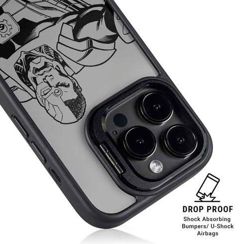 DC Comics Cyborg Comic Pop iPhone 15 Pro Kickstand Case