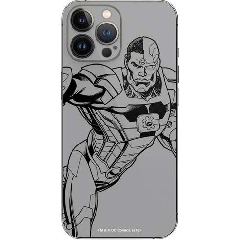 DC Comics Cyborg Comic Pop iPhone 15 Pro Max Skin