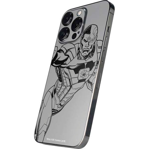 DC Comics Cyborg Comic Pop iPhone 15 Pro Max Skin