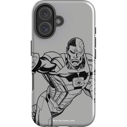 DC Comics Cyborg Comic Pop iPhone 16 Impact Case