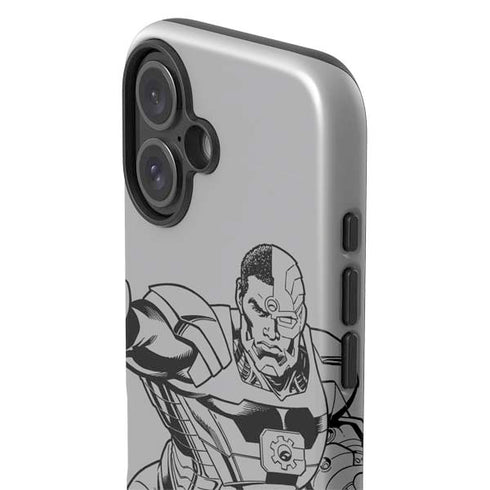 DC Comics Cyborg Comic Pop iPhone 16 Impact Case