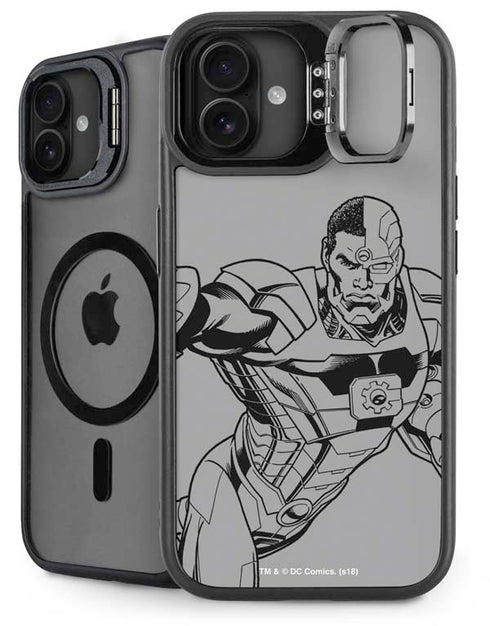 DC Comics Cyborg Comic Pop iPhone 16 Kickstand Case