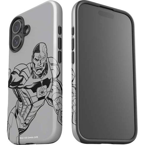 DC Comics Cyborg Comic Pop iPhone 16 Plus Impact Case