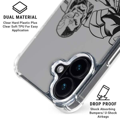 DC Comics Cyborg Comic Pop iPhone 16 Plus MagSafe Case