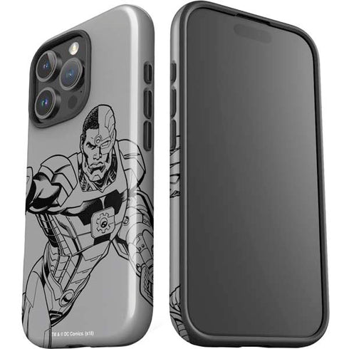 DC Comics Cyborg Comic Pop iPhone 16 Pro Impact Case