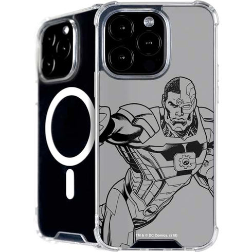 DC Comics Cyborg Comic Pop iPhone 16 Pro MagSafe Case