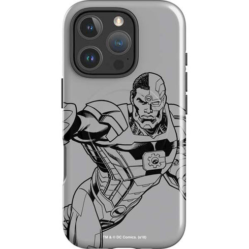 DC Comics Cyborg Comic Pop iPhone 16 Pro Magsafe Impact Case