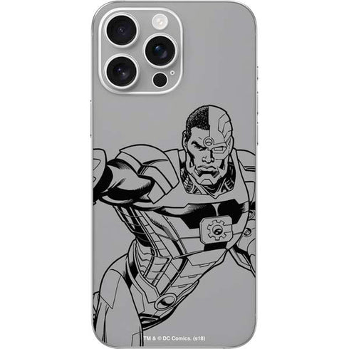 DC Comics Cyborg Comic Pop iPhone 16 Pro Max Skin