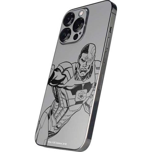 DC Comics Cyborg Comic Pop iPhone 16 Pro Max Skin