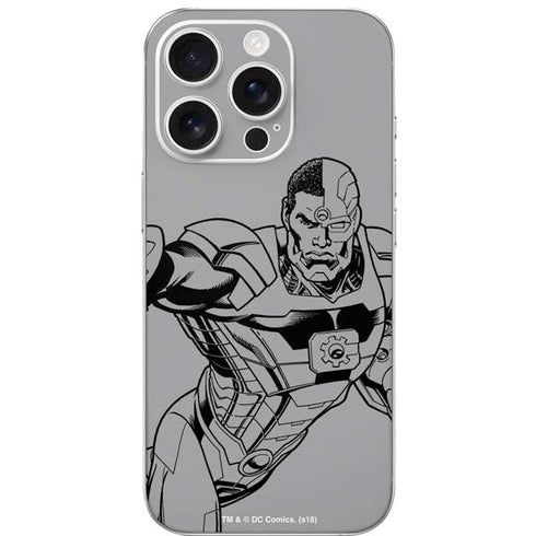 DC Comics Cyborg Comic Pop iPhone 16 Pro Skin